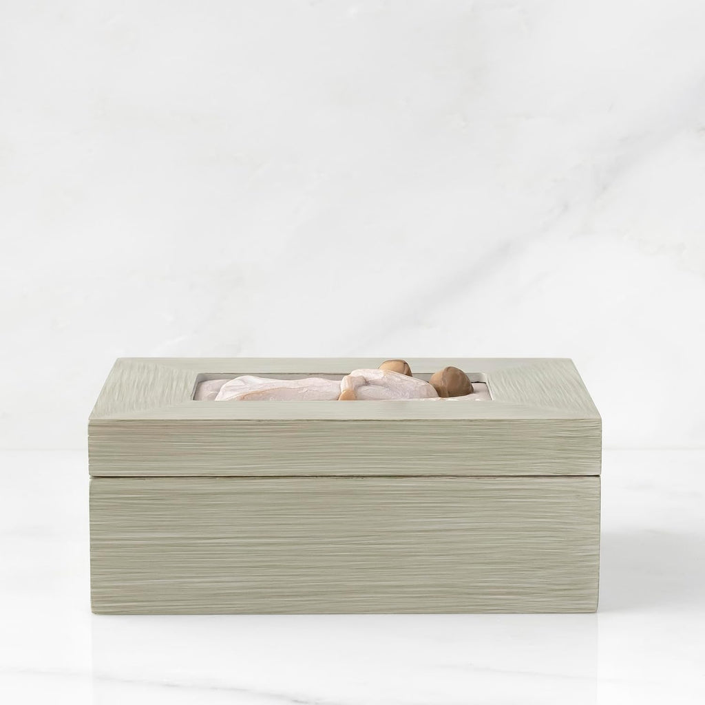 Willow Tree Memory Box - Mother and Daughter Sculpture with Jewelry Holder | Hand-Painted Keepsake Box