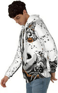Skiennix Men's Hoodie - Christmas Graphic Print | Novelty 3D Long Sleeve Pullover Sweatshirt