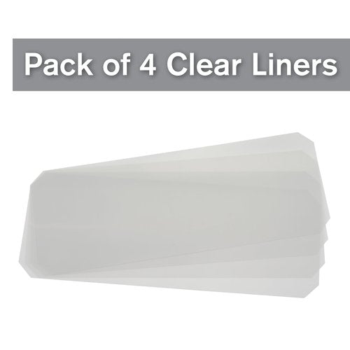 Metro 1848CI-4 Clear Shelf Inlays for 18" x 48" Super Erecta Shelving, Package of 4 Flexible Wire Shelf Liners