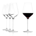 Stölzle Lausitz Red Wine Glasses Quatrophil Set of 4, 19 1/4 oz – Wine Glasses Ideal for Red Wine – Elegant Crystal Glass Goblet for Maximum Aroma – Dishwasher & Shock Resistant