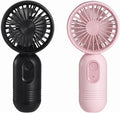 Skiennix Mini Portable Fan - Lightweight Handheld Design with 3 Speeds | USB Rechargeable for Travel & Outdoor Use