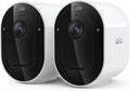 Arlo Pro 2K HDR Security Camera - Wireless Outdoor, Rechargeable Battery, 1-Month Secure Trial | 2-Pack, White