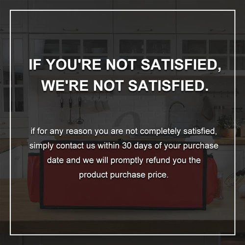 Bodaon Pizza Bags for Delivery with 4 Cup Holder, Insulated Food Commercial Rideshare Bag, 20" x 20" x 8" Pizza Warmer Bags Insulated, Delivery Driver Essentials, Red