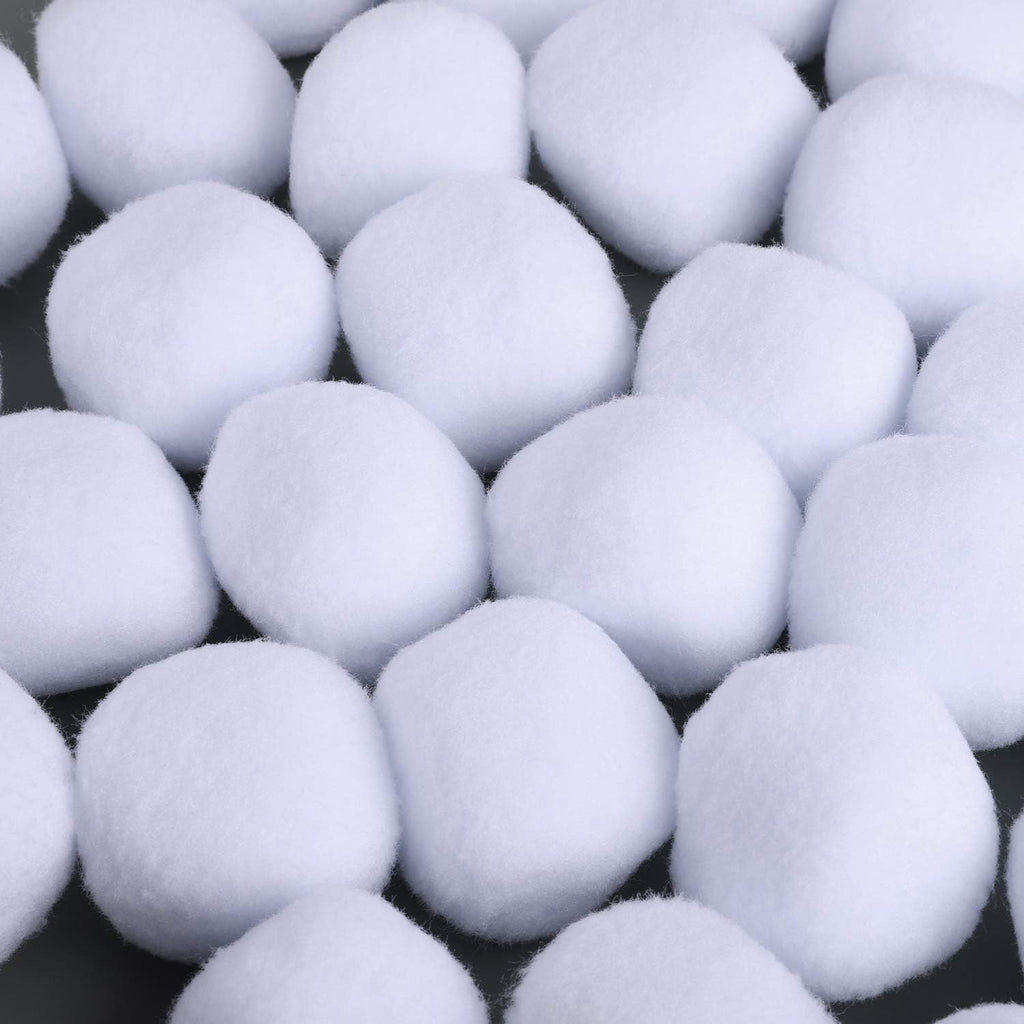 URATOT Snow Toy Balls - 40 Pack Plush Fake Snowballs for Kids | Soft Indoor Winter Play