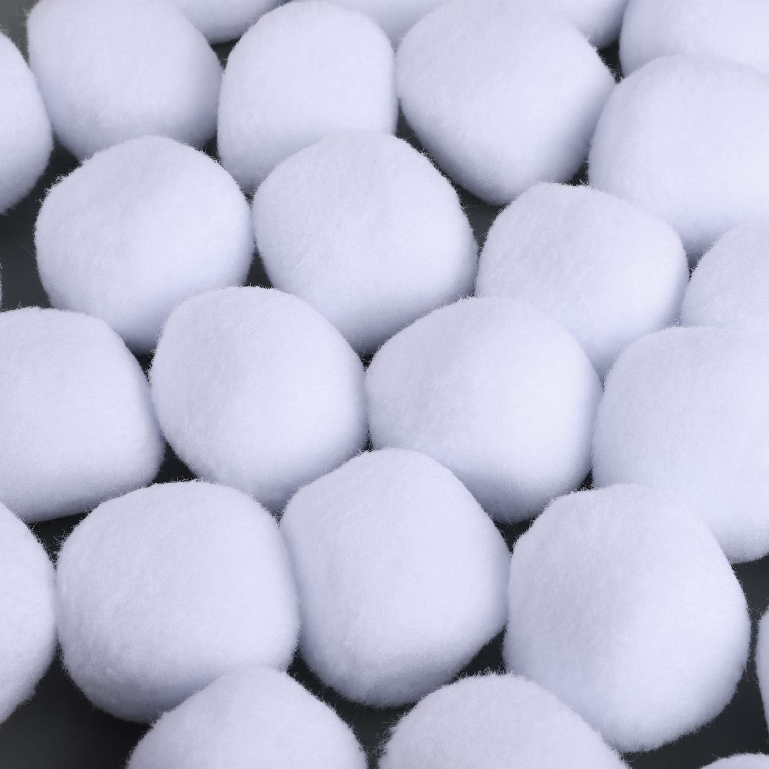 URATOT Snow Toy Balls - 40 Pack Plush Fake Snowballs for Kids | Soft Indoor Winter Play