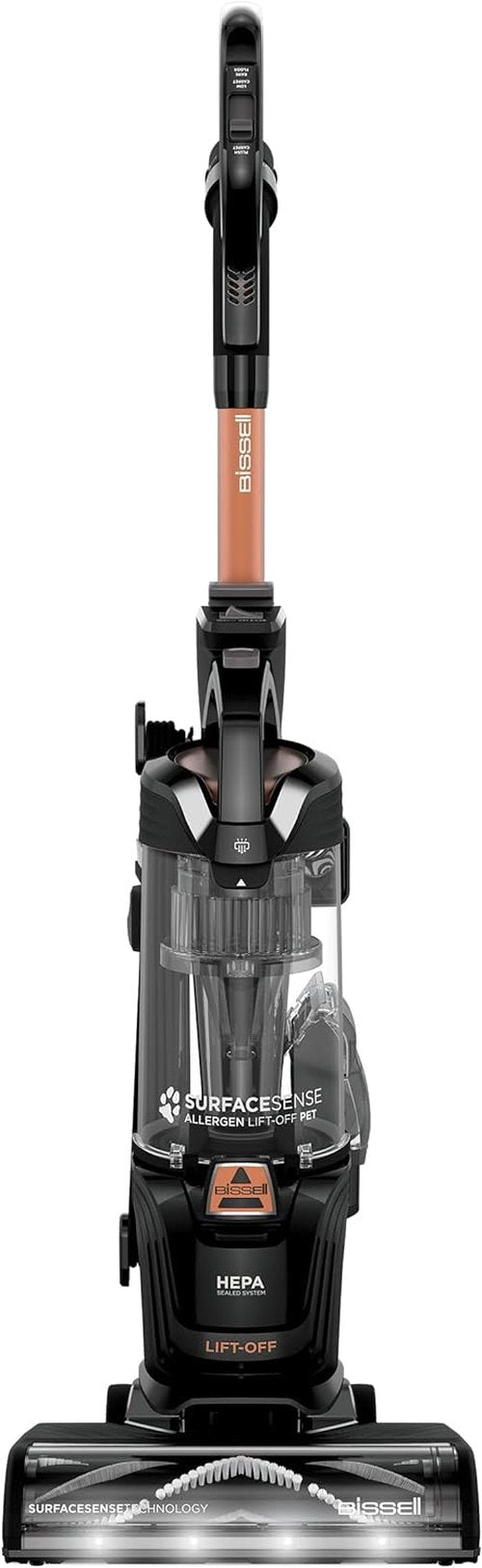 Bissell SurfaceSense Pet Upright Vacuum - Tangle-Free Brush Roll & Lift-Off Technology for Allergen Removal