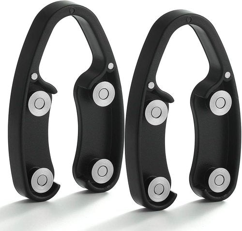 2 Pack Design Wine Foil Cutter, Wine Bottle Opener Accessory, Gift for Wine Lovers by YWQ, Black