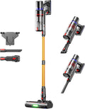 Skiennix Cordless Vacuum Cleaner - 600W Power, 70-Min Runtime, LED Display, 1.4L Dust Cup | Ideal for Pet Hair & Hardwood Floors