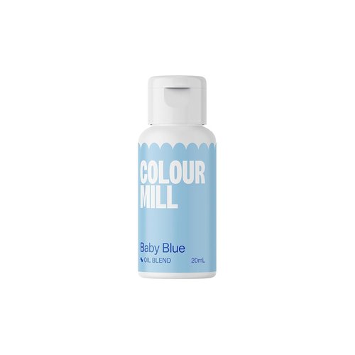 Colour Mill Baby Blue Oil-Based Food Coloring - 20 Milliliters for Vibrant Baking