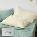 THREADZEN King Pillowcases Set of 2 – 100% Cotton, 600 Thread Count, Soft & Breathable, 21x41 Inches Pillow Covers with Z-Hem & Envelope Closure – Hotel Quality, Easy Care, White