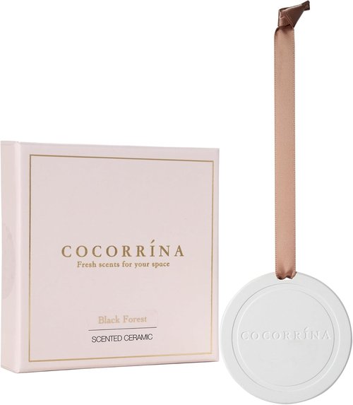Cocorrína Car Air Freshener - Handmade Black Forest Scented Ceramic | Perfect Gift for Men & Women