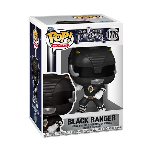 Funko Pop! Movies: Mighty Morphin Power Rangers: The Movie - Black Ranger - Power Rangers Movie - Collectable Vinyl Figure - Gift Idea - Official Merchandise - Toys for Kids & Adults - Movies Fans