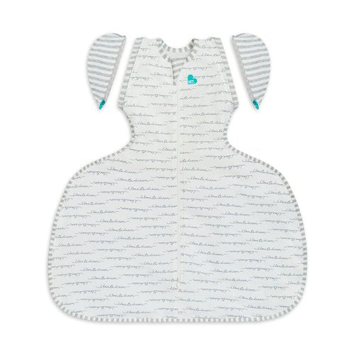 Love to Dream Swaddle UP Transition Bag - Warm Pink Silly Goose, Large (19-24 lbs) | Patented Zip-Off Wings for Safe Baby Transition