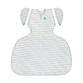 Love to Dream Swaddle UP Transition Bag Warm - Patented Zip-Off Wings, Gently Help Baby Safely Transition from Being Swaddled to Arms Free - Medium 13-19 lbs, White