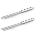 Baderke 2 Pcs Espresso Whisk 11.5 Inch Long Handle Barista Whisk 10 Needles 2 mm Stainless Steel Coffee Stirrer Tool Efficient Mixing Time Saving Reduction Clumping Ideal for Commercial Home
