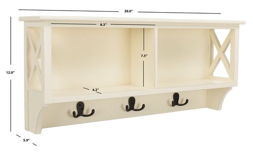 Safavieh Home Collection Freya Hanging Storage Wall Rack
