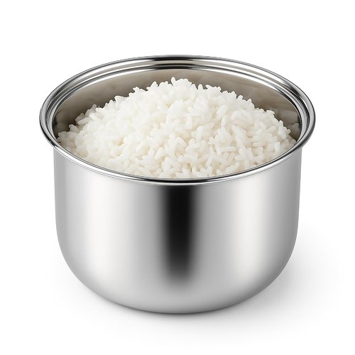 Rice Cooker Stainless Steel Inner Pot, Compatible with Zojirushi NS-WPC10 and Tiger JBV-10CU, Rice Cooker Replacement Pot, Durable, Easy to Clean, Even Heating for Perfect Rice