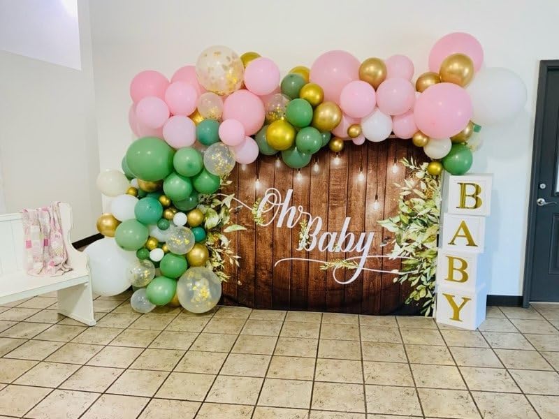 Pastel Pink Balloons by [Brand Name] - 150-Piece Pack in Various Sizes for Stunning Birthday Decorations