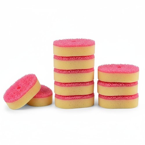 4-Pack Dish Wand Sponge Refills for Scrub Daddy Dish Daddy (red)