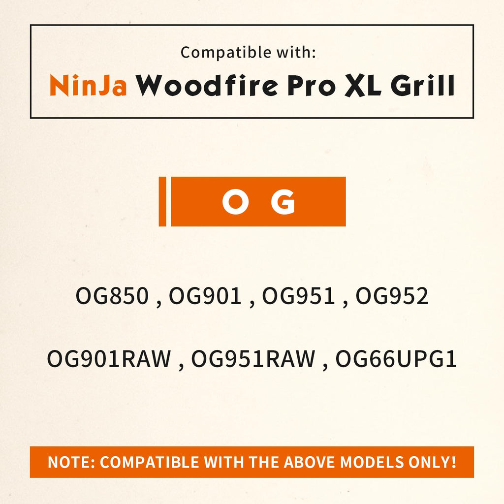 2 Pack Replacement Smart Thermometer Probe for Ninja OG951/OG850 Woodfire Pro XL Outdoor Grill & Smoker, Temperature Probe Accessories Compatible with Ninja OG900 Series and OG850