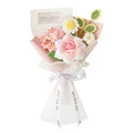 Piklado Handmade Crochet Rose Daisy as a Gift for Lover, Family,Friends. Crochet Bouquet, Crocheted Yarn Flowers, Artificial Flower Finished Bouquet