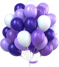 PartyWoo Purple Balloons - 60 Pcs 12 Inch Latex Balloons for Graduation, Baby Shower & Birthday Decor