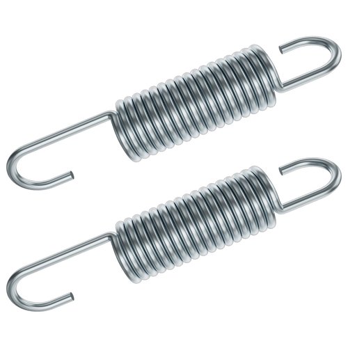 kzfuli 3-5/8 Inch Replacement Recliner Chair Mechanism Furniture Tension Springs Long Neck Style ，Long Neck Hook Style-Recliner Replacement Parts-3.46 Inch Inside Hook to Hook (Silver White 2Pcs)