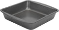 GoodCook Nonstick Steel Square Pan - 8-Inch Gray Kitchen Essential for Effortless Cooking