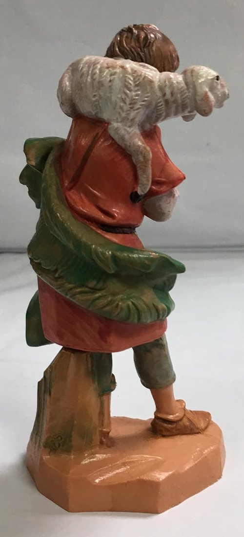 Fontanini by Roman Inc. | 5" Gabriel Shepherd Nativity Figure - Hand Sculpted & Painted