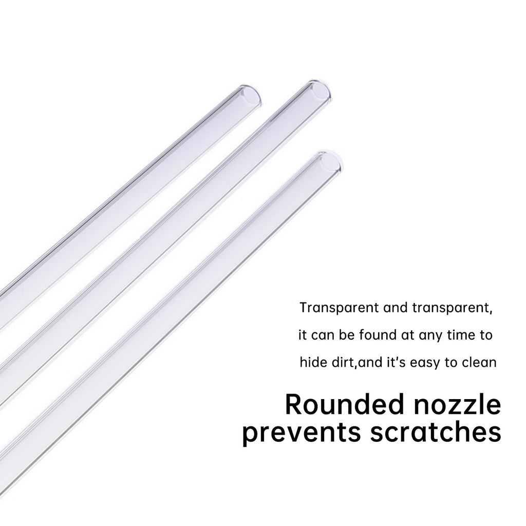 Replacement Straw Compatible with Reduce 50 oz 40 oz Tumbler, 5 Pack Reusable Straw with Cleaning Brush, Plastic, Clear