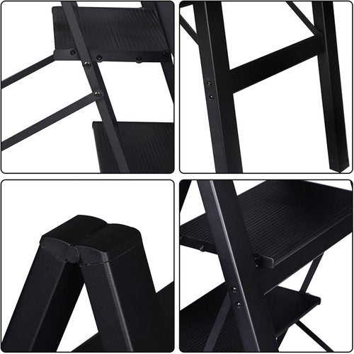 Foldable 2-Step Stool - Ultra-Lightweight Design with Wide Pedals & 330lbs Capacity | Ideal for Home & Office Use