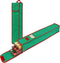 Gift Wrapping Paper Organizer by [Brand Name] - Storage Bag with Pockets & Handles | 29” x 5.5” x 5.5”, Green
