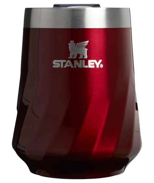 STANLEY Reserve Wine Tumbler | 11 oz Stainless Steel Travel Mug For Wine, Cocktails, Soda | Keeps Drinks Cold for Hours | BPA-Free | Garnet Shine
