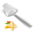 Stainless Steel Cheese Slicer – Effortless Slicing for All Cheeses – Premium Handheld Cheese Cutter – Cheese Plane for Block Cheese – Quilted Pattern Reduces Resistance, Non-Stick & Ergonomic Grip