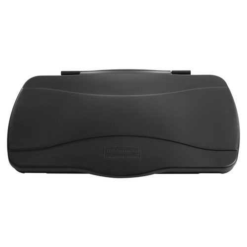 Rubbermaid Commercial Products SLIM JIM Hinged Lid for Use with 16/23 GAL Vented Slim Jim Containers, for Kitchens/Classrooms/Offices/Back of House, Black