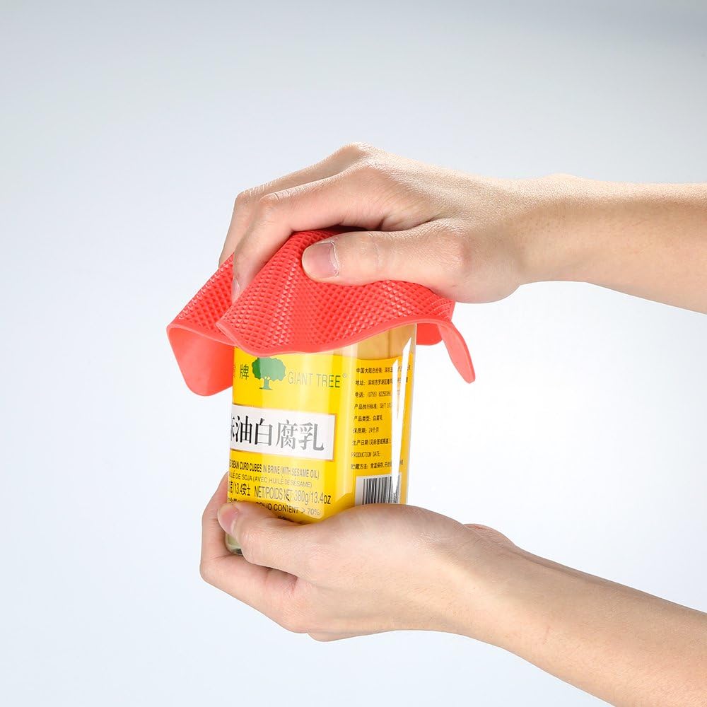 Otstar Jar Opener for Seniors - Multi-Function Non-Slip Grip & Corkscrew Tool | Ideal for Weak Hands