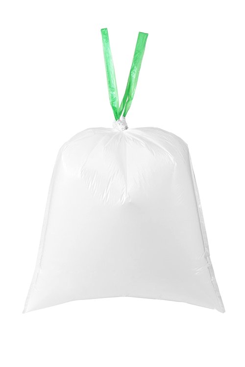 TYPLASTICS 300 Count 13 Gallon Tall Kitchen Drawstring Trash Bags, GRS Compliant, Eco-Friendly Recycled Material