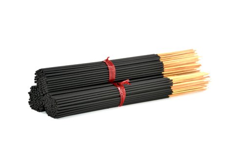 1000 Unscented Charcoal Black Incense Sticks 11" Bulk - 100% Natural Charcoal, Joss and Bamboo Punk Blanks - Great for DIY Aromatherapy Incense Making.