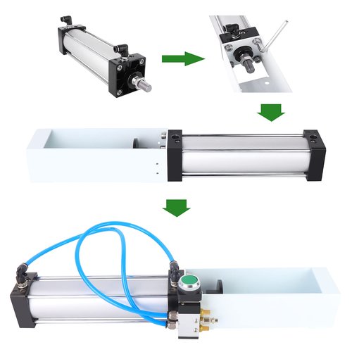 TAISHER Push Valve Aluminum Can Crusher，Eco-Friendly Recycling Tool，Heavy Duty Pneumatic Cylinder Soda Beer Can Crusher