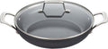 Le Creuset Non-Stick Ceramic Shallow Braiser - 3.5 Qt with Glass Lid for Easy Cooking