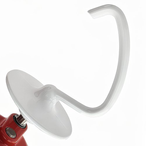 K45DH Dough Hook for KitchenAid 4.5–5 Quart Tilt-Head Stand Mixers, Coated C-Shaped Bread Hook Attachment, Replacement for K45 K45SS KSM90 KSM150, Kneads Pizza & Yeast Dough