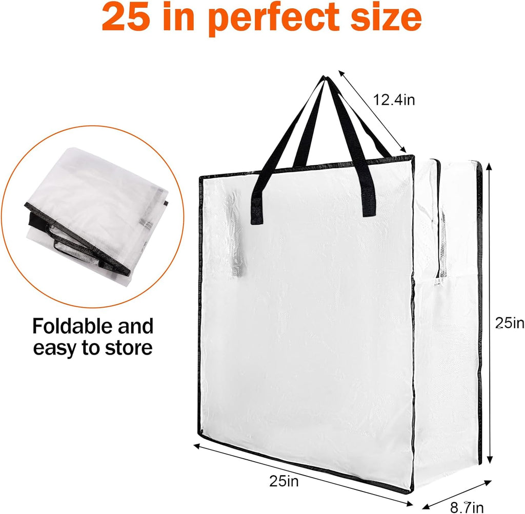 Skiennix Wreath Storage Container - 25-Inch Durable Polyester Bag for Holiday Decorations | 3 PCS Set