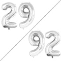 GOER 29 Inch Jumbo Foil Balloons - 29th Birthday Party Decorations | Silver Helium Balloons