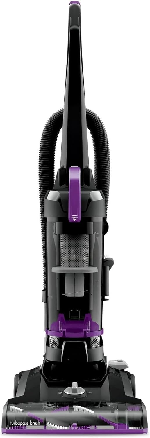 Power Force | Helix Bagless Upright Vacuum - Powerful Suction for Pet Hair & Carpets, 23ft Cord, 5 Height Settings, Violet
