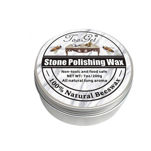 TooGet Stone Seasoning Beeswax Furniture Polish & Restoration Care Beeswax, Suit for Marble Furniture, Ceramic Tiles, Stone Floor, Walls, Polish Protection - 7OZ