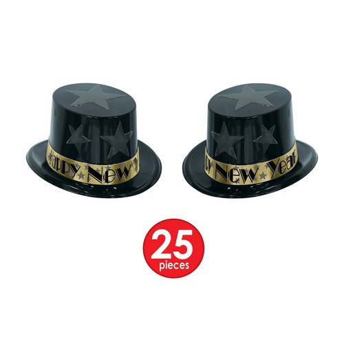 Beistle Gold New Year Star Assorted Party Kit for 50