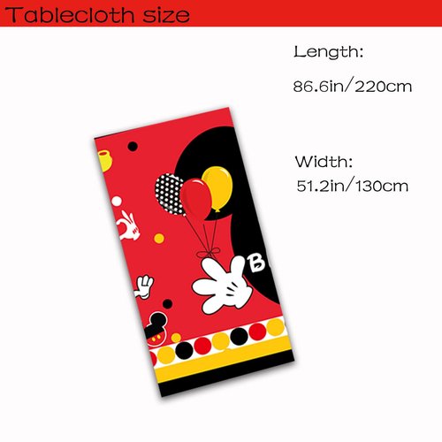 117 Pcs Red Cartoon 1st Birthday Party Decorations - Boy One Plates Napkins Cups Tablecloths Banner for Baby Shower Boys 1st Birthday Party Decorations Supplies - 20 Guests