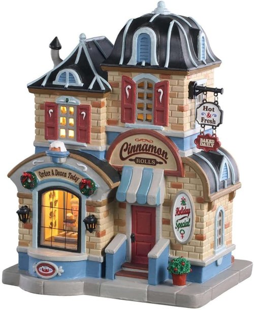 Lemax Village Collection - Cinnamon Roll Shop #05645 | Charming Holiday Decor for Your Village Display