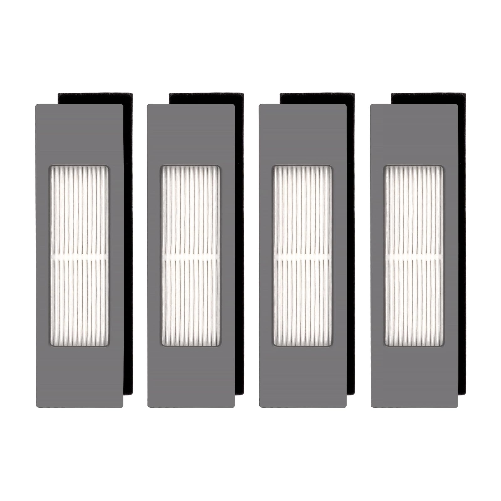 (4 Pieces) N10 HEPA Filter Compatible with Ecovacs Deebot N10 N10 Plus OZMO 920 950 T5 T8 Aivi MAX T9 N5 N7 N8+ N8 Pro Plus DX55 DX93 DJ65, Replacement Parts 4 Filters