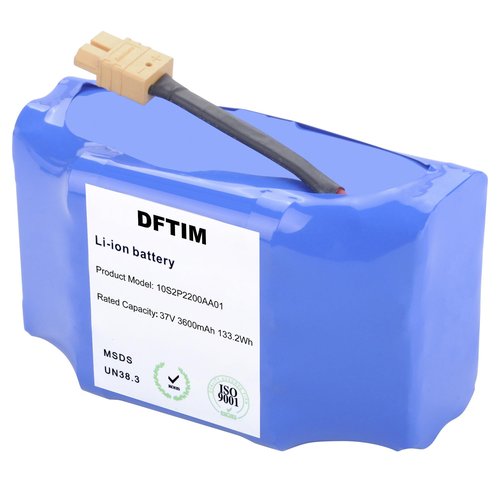 DFTIM 37V Power Replacement Battery for General Purpose Li-ion Battery with Endurance Capacity 3.6AH, fit 42V 4400mah with XT60 SL60 Plug Configuration 10S2P, Compatible for Most Models